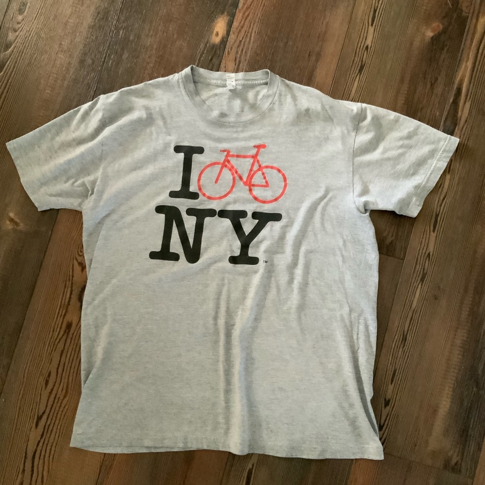 I Love NY Biking New York Shirt XL